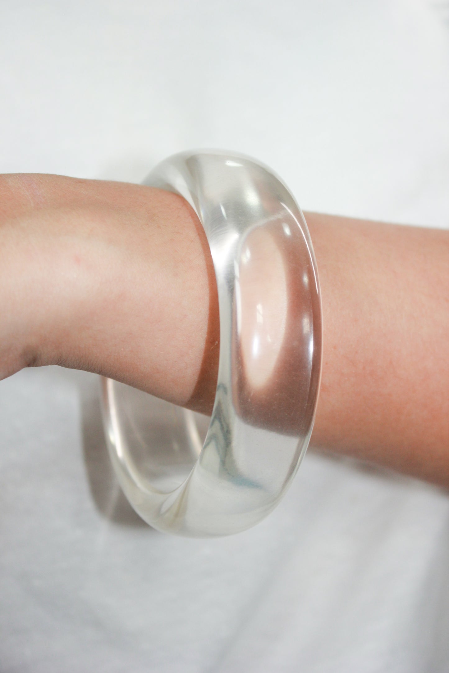 Bracelete Talita Transparente Resinado