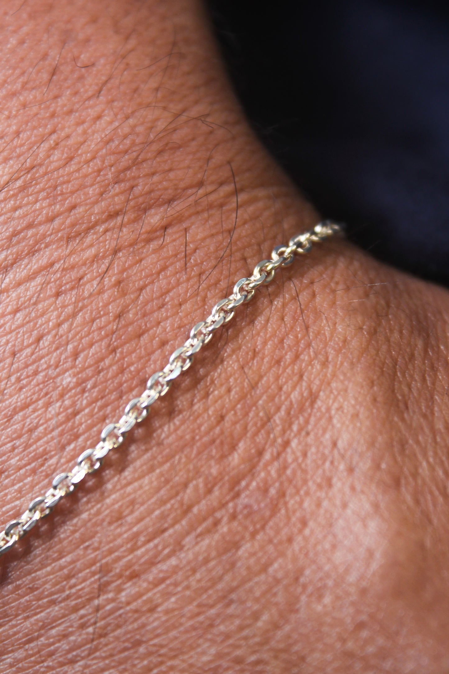Pulseira Cadeado 2 mm Prata 925