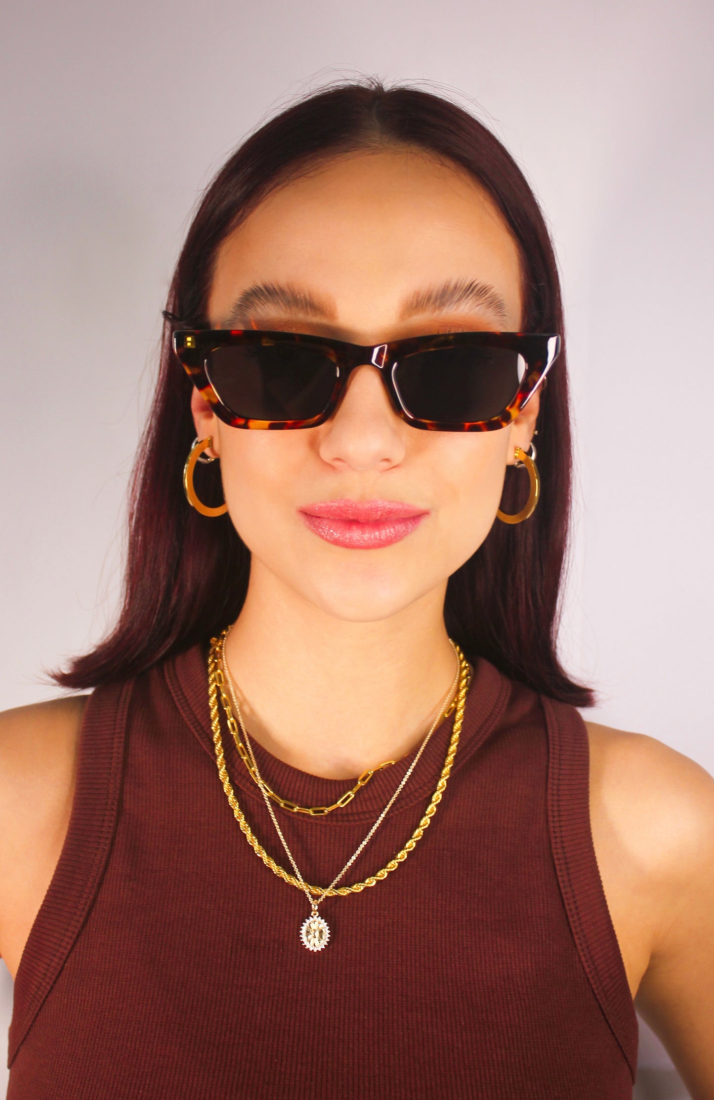 Óculos de Sol Cat-Eye Tortoise Catalina