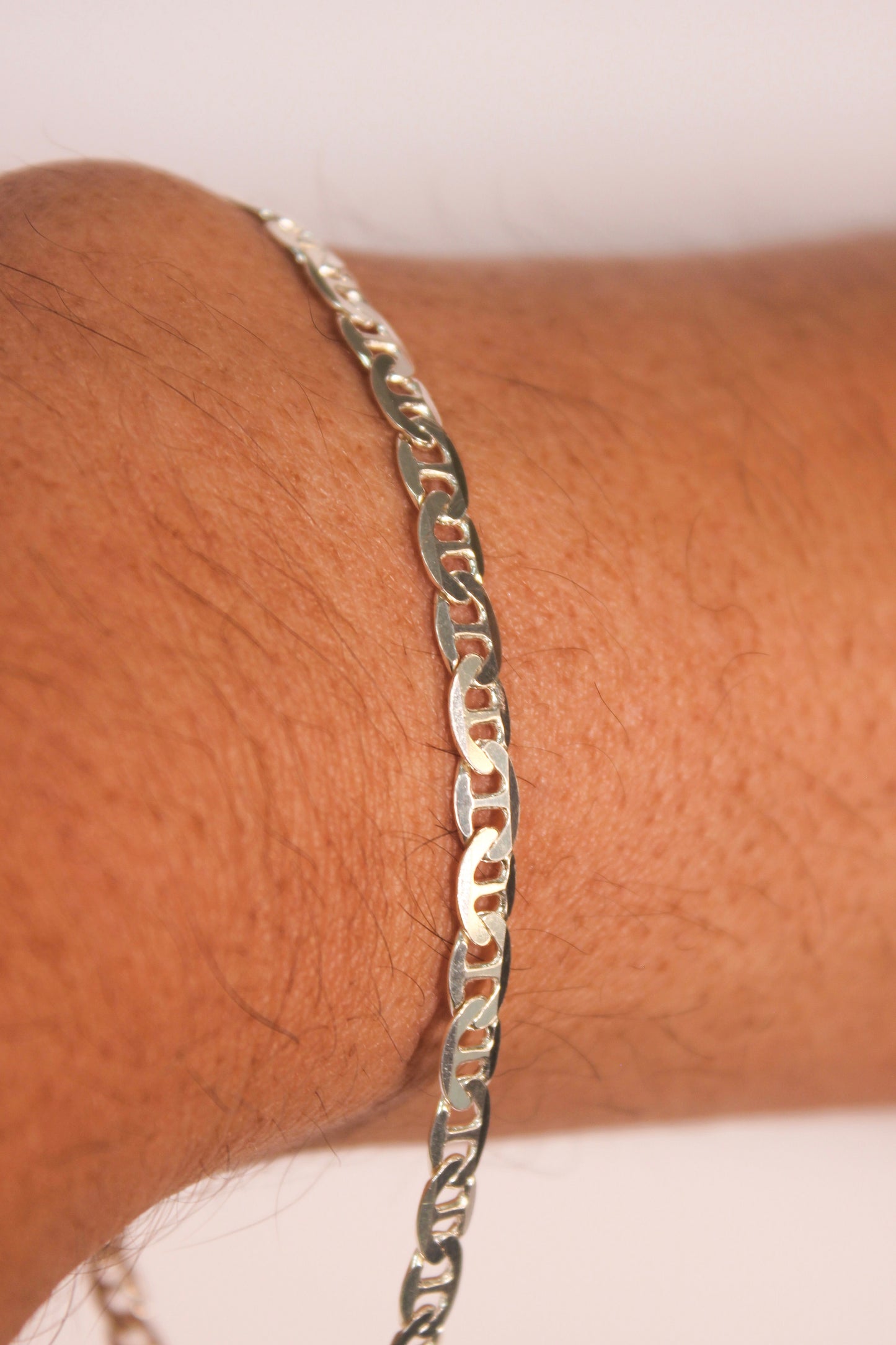 Pulseira Piastrine 4mm em Prata 925