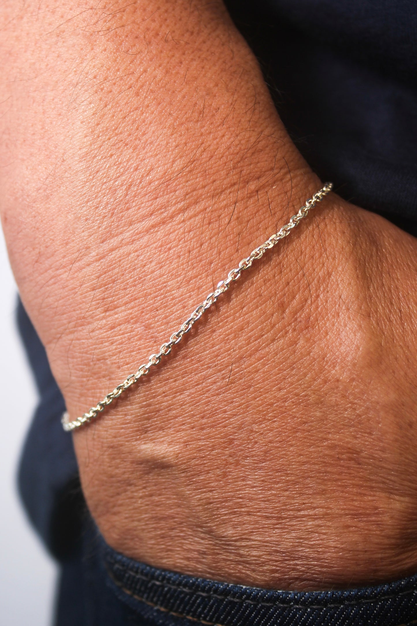 Pulseira Cadeado 2 mm Prata 925