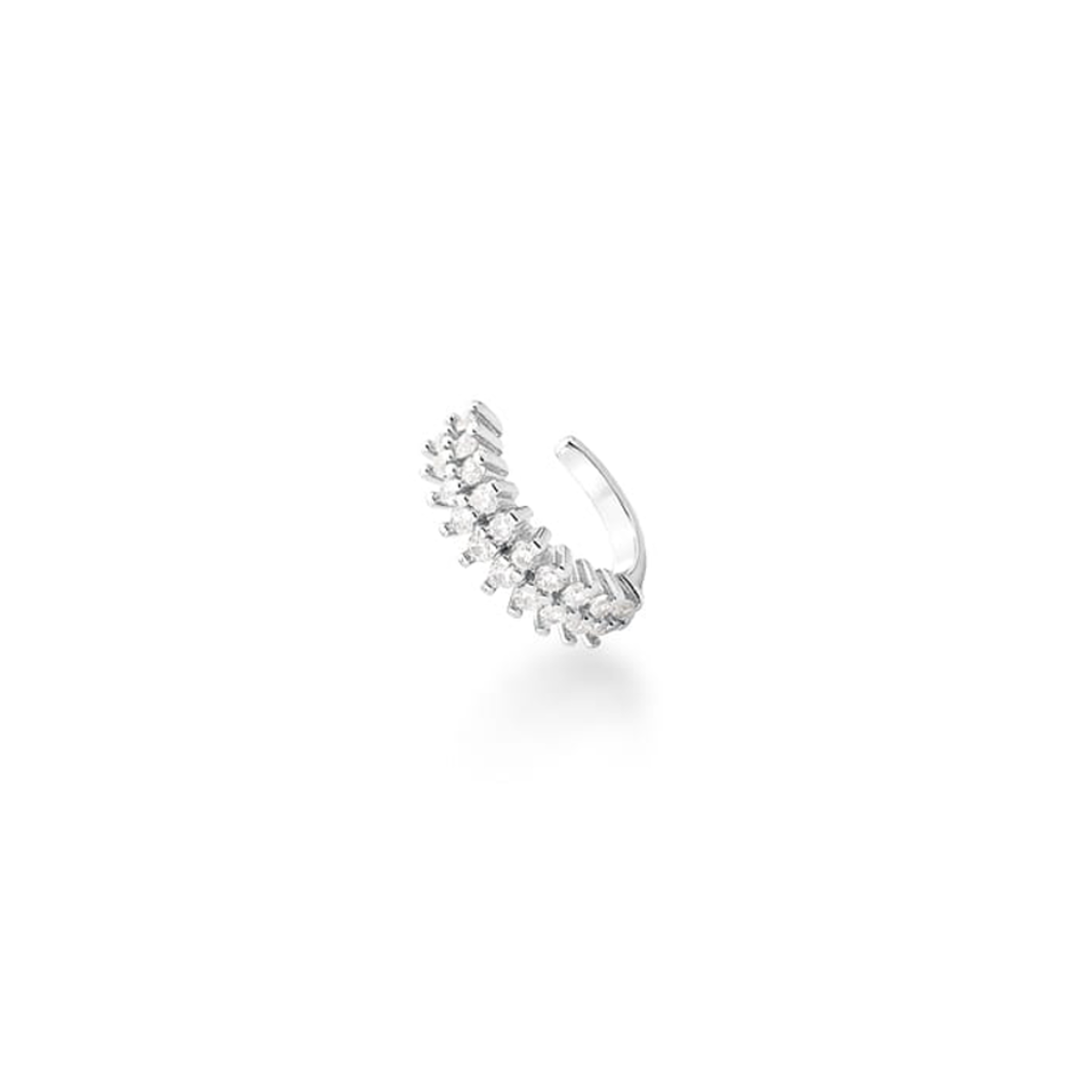 Piercing Fake Cravejado com Zircônias