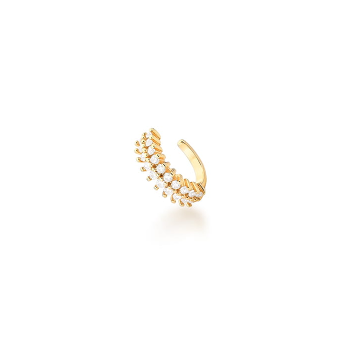 Piercing Fake Cravejado com Zircônias
