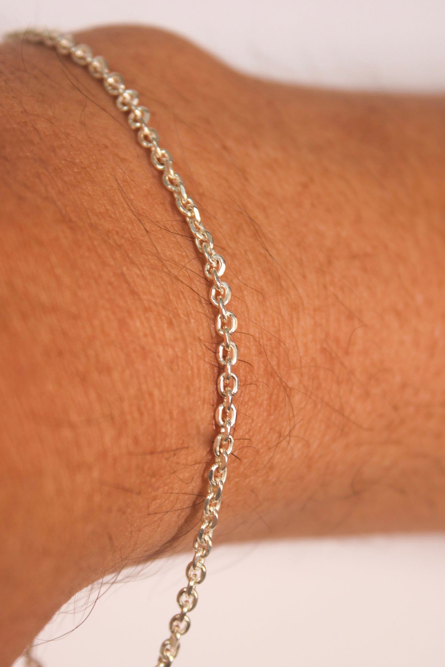 Pulseira Cadeado 2 mm Prata 925