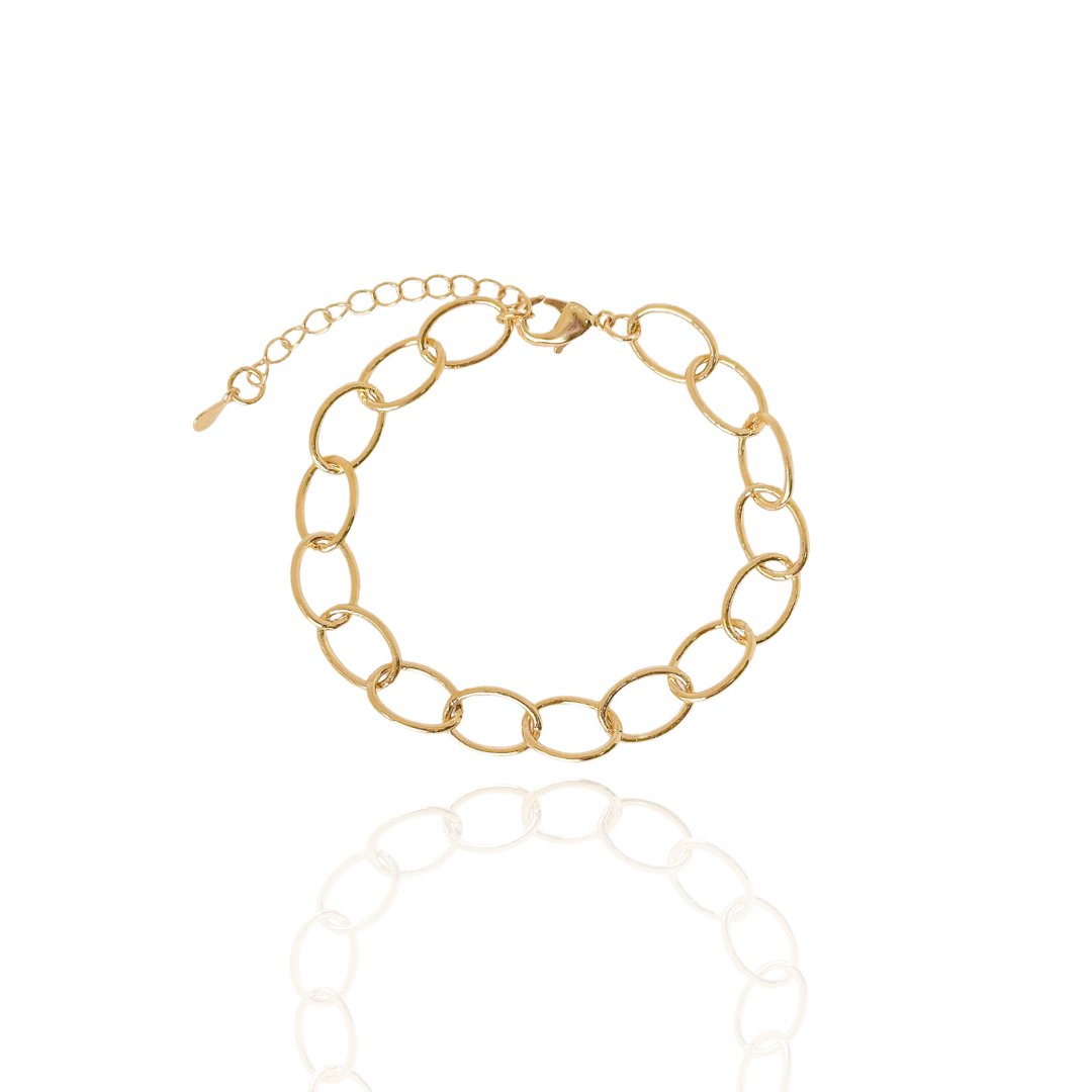 Pulseira de Elos Ovais