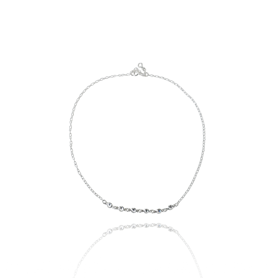 Choker com Zircônias em Prata 925