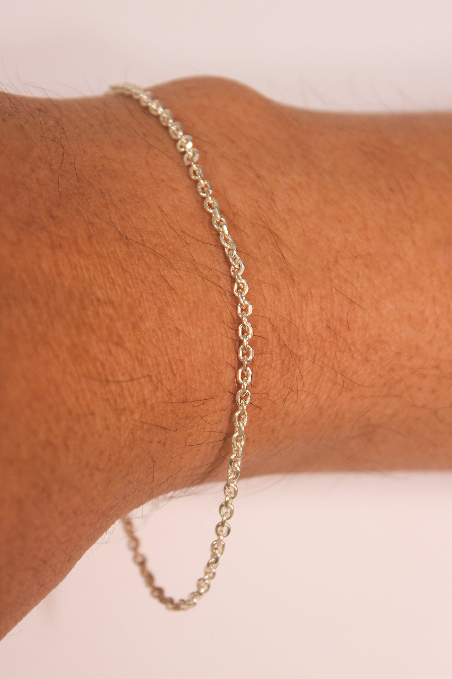 Pulseira Cadeado 2 mm Prata 925