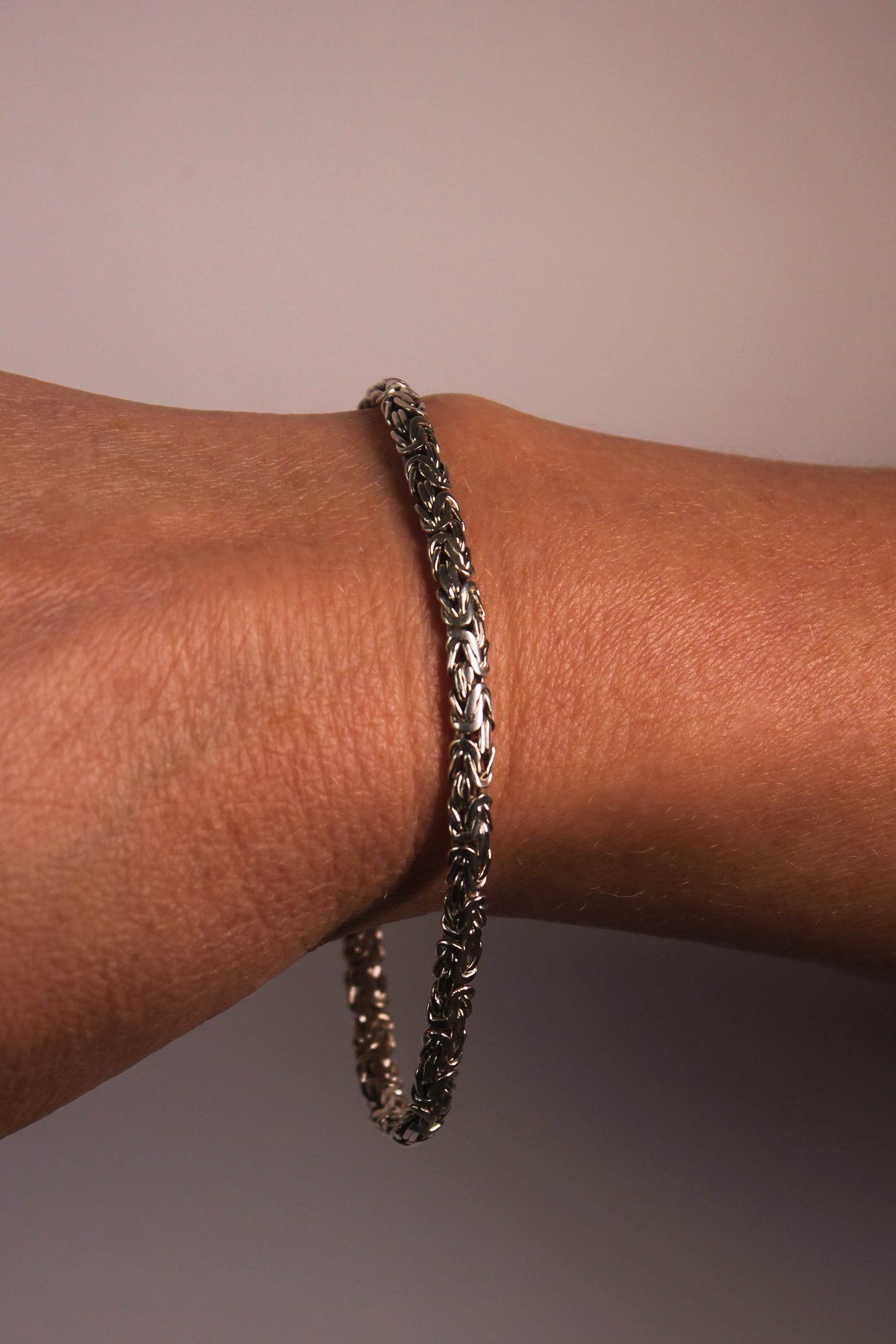 Pulseira Cordão Peruana em Prata 925