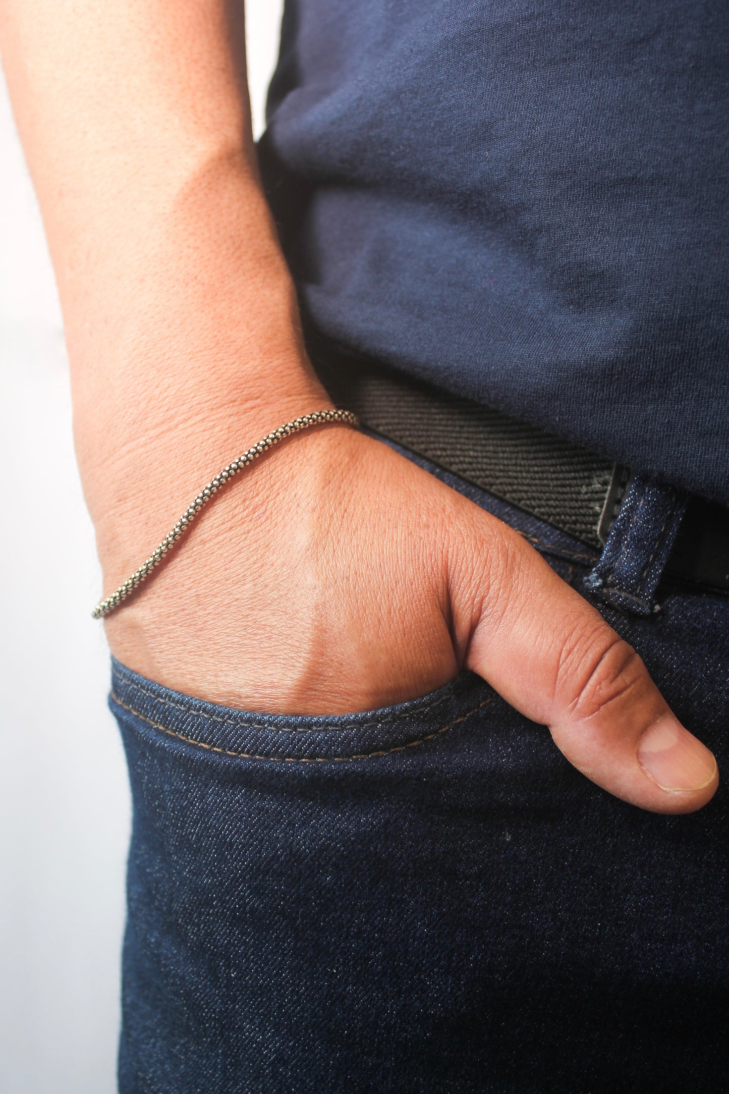 Pulseira Pipoca Bali em Prata 925 Envelhecida