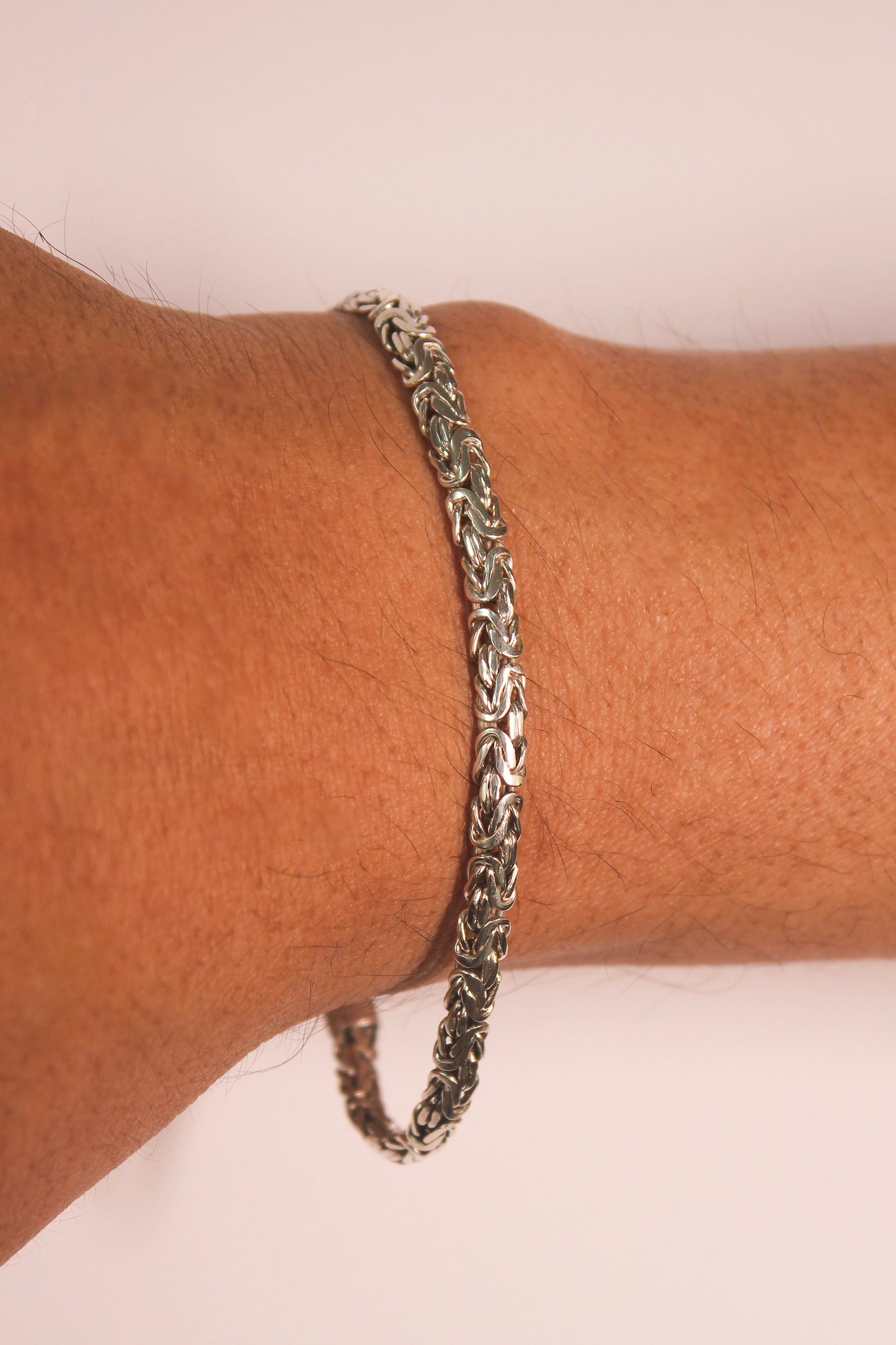 Pulseira Cordão Peruana em Prata 925