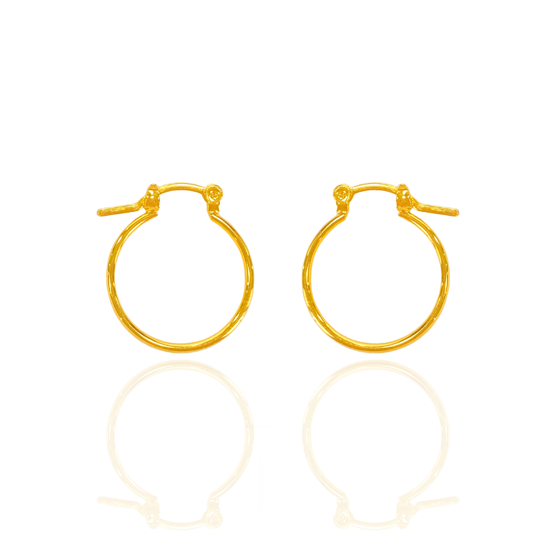 Argola Babi Fecho Italiano 2,5 cm