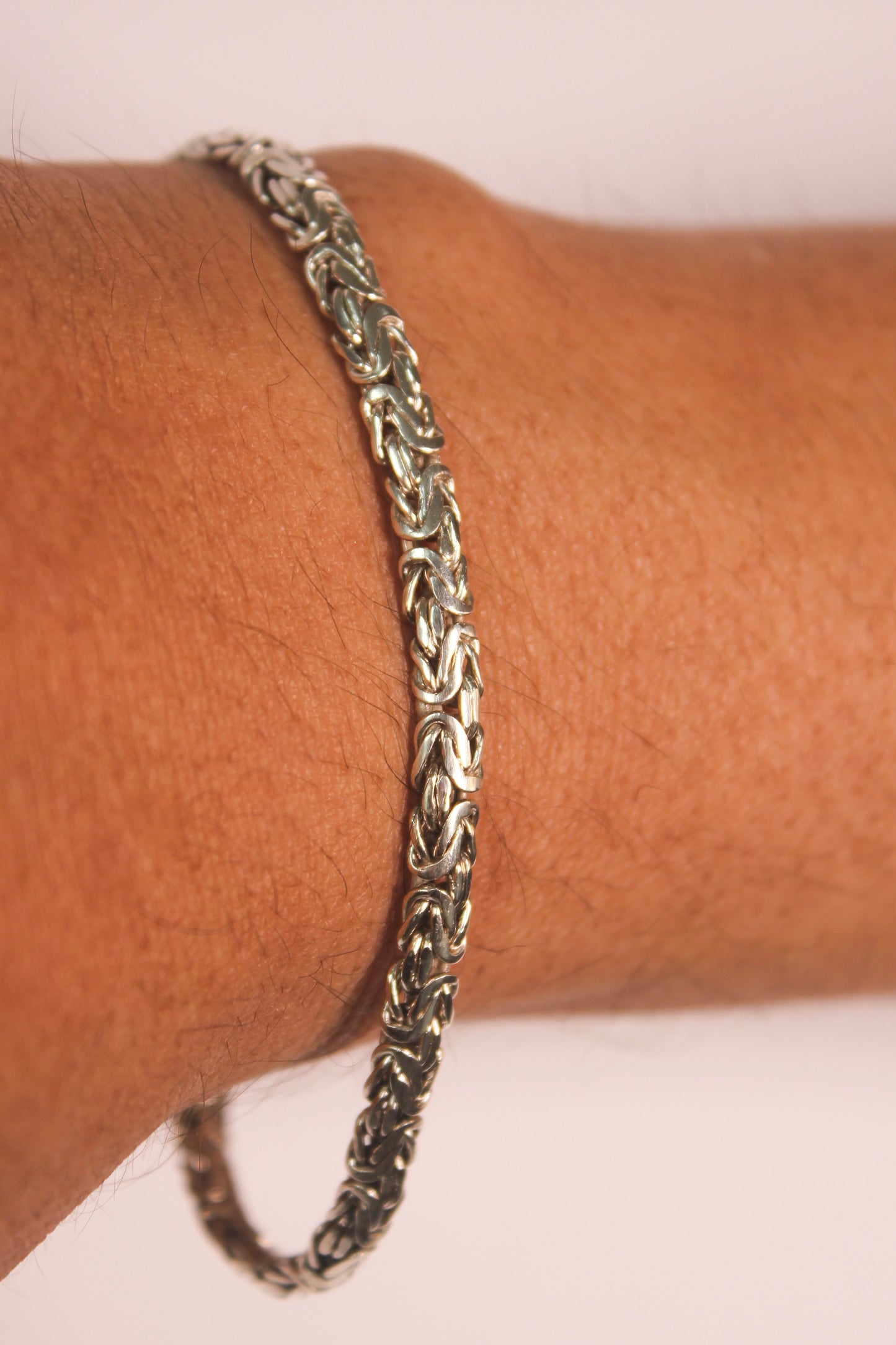 Pulseira Cordão Peruana em Prata 925