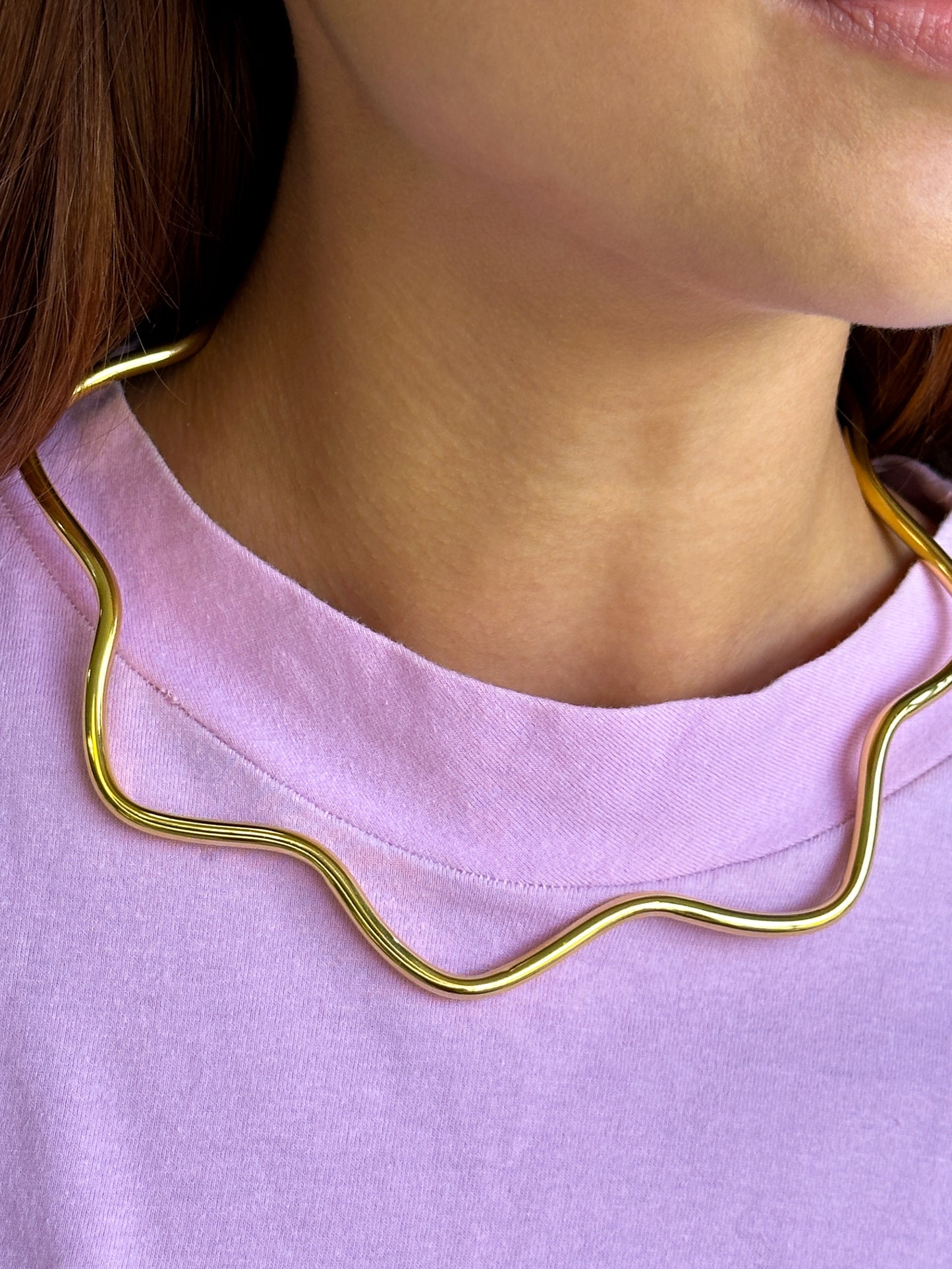 Choker Waves Aro Ondulado