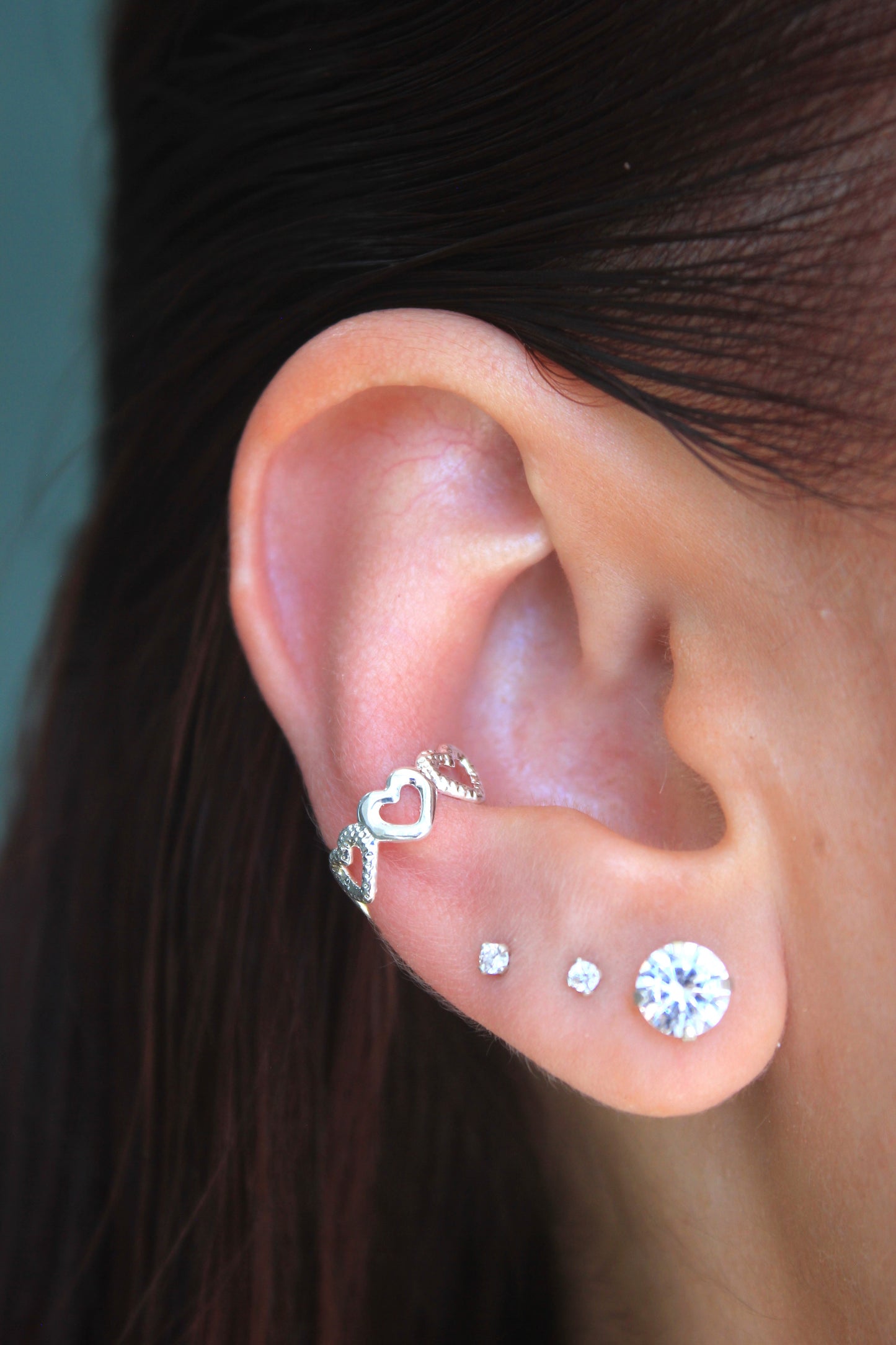 Piercing Fake Corações