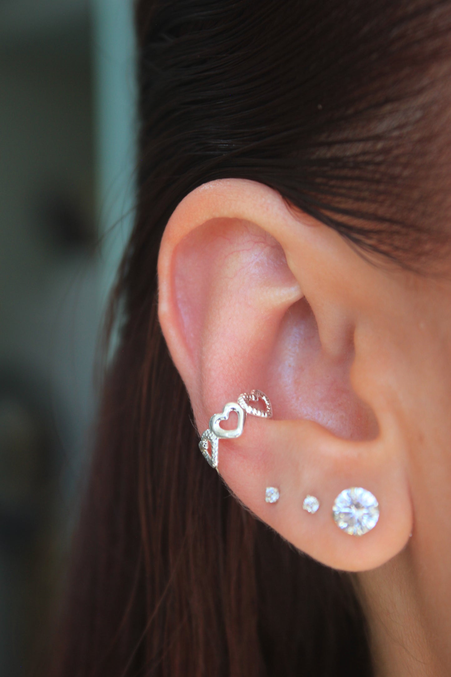 Piercing Fake Corações