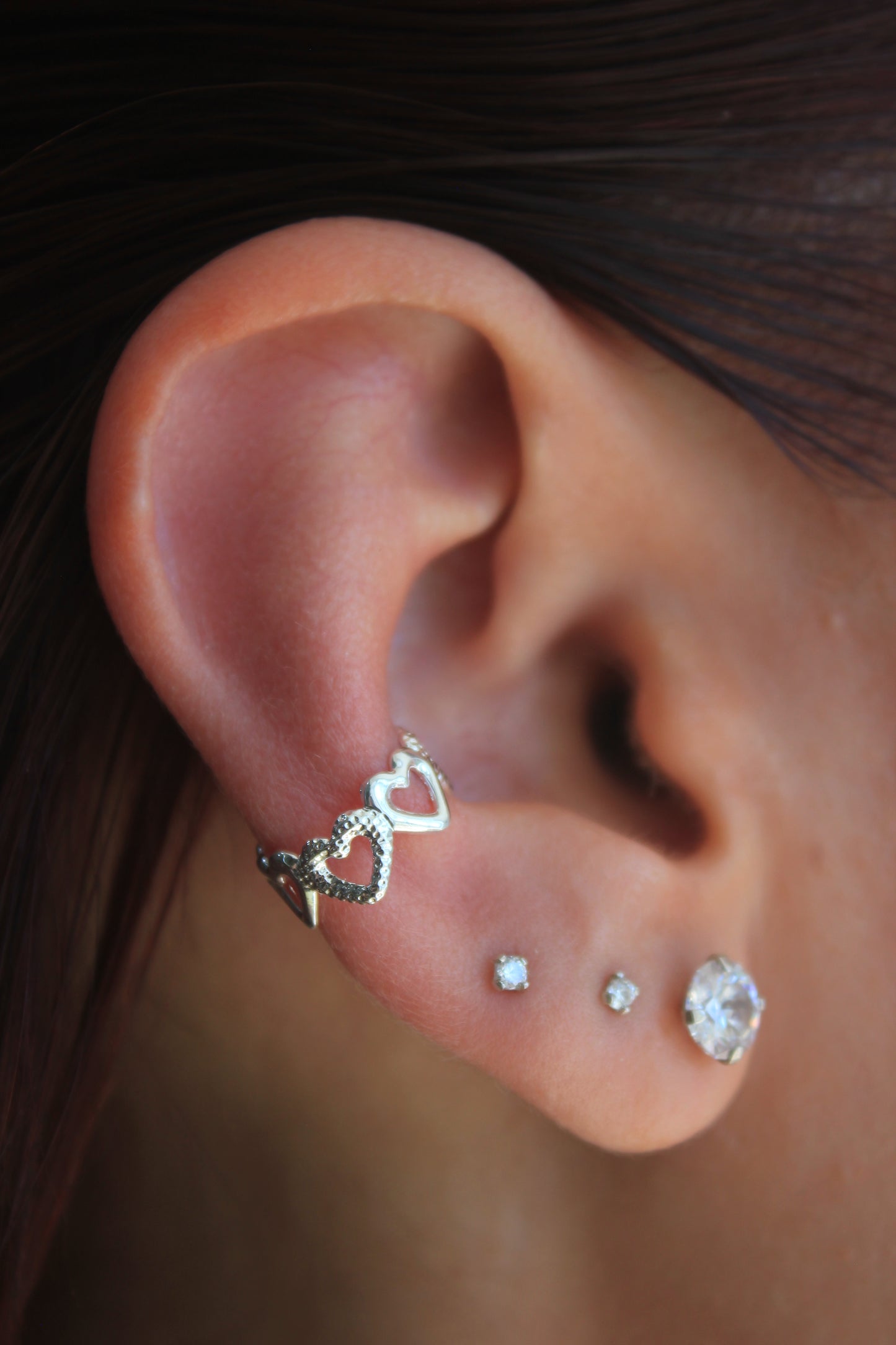 Piercing Fake Corações