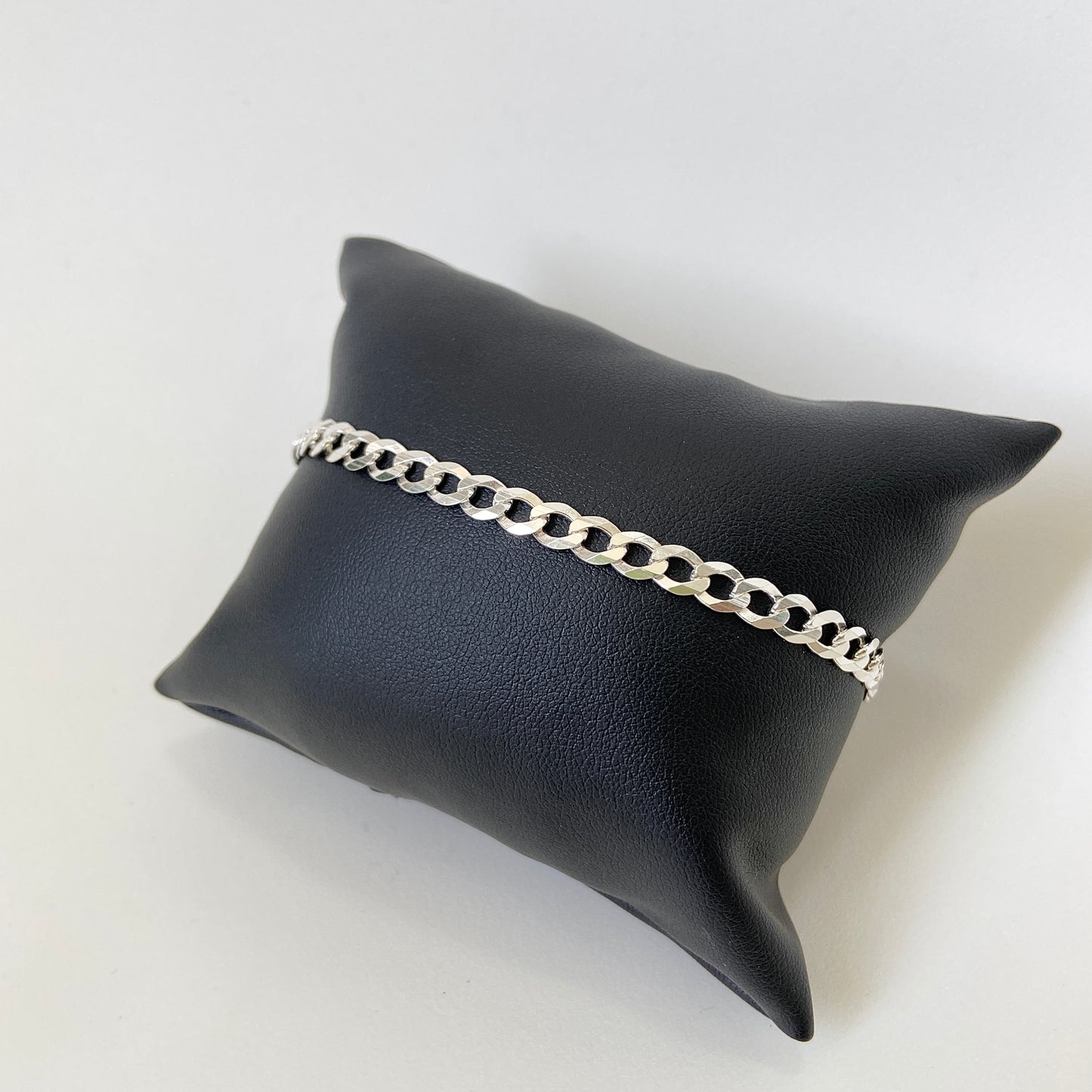 Pulseira Groumet 5 mm Prata 925