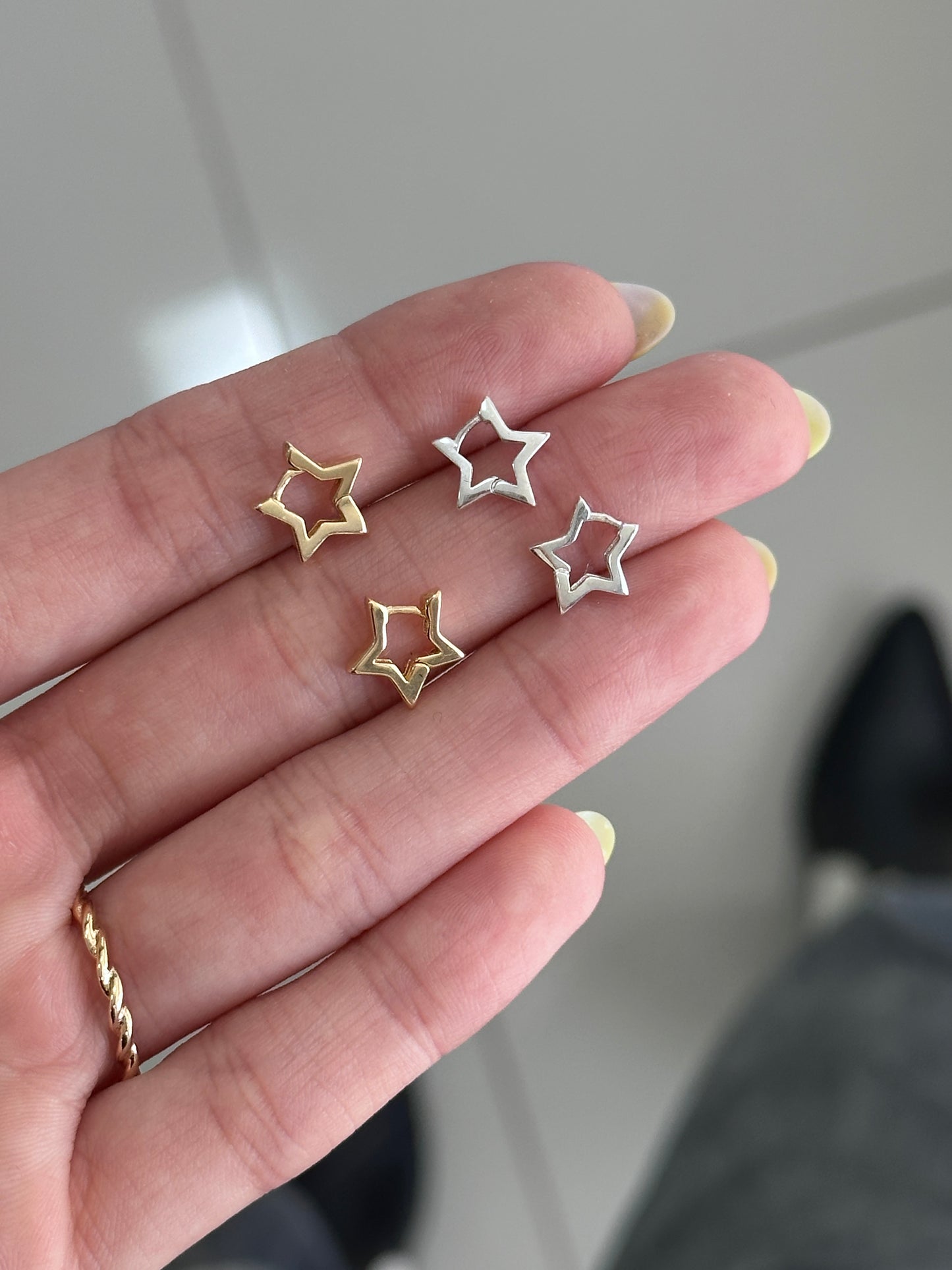Mini Argola Estrela Click