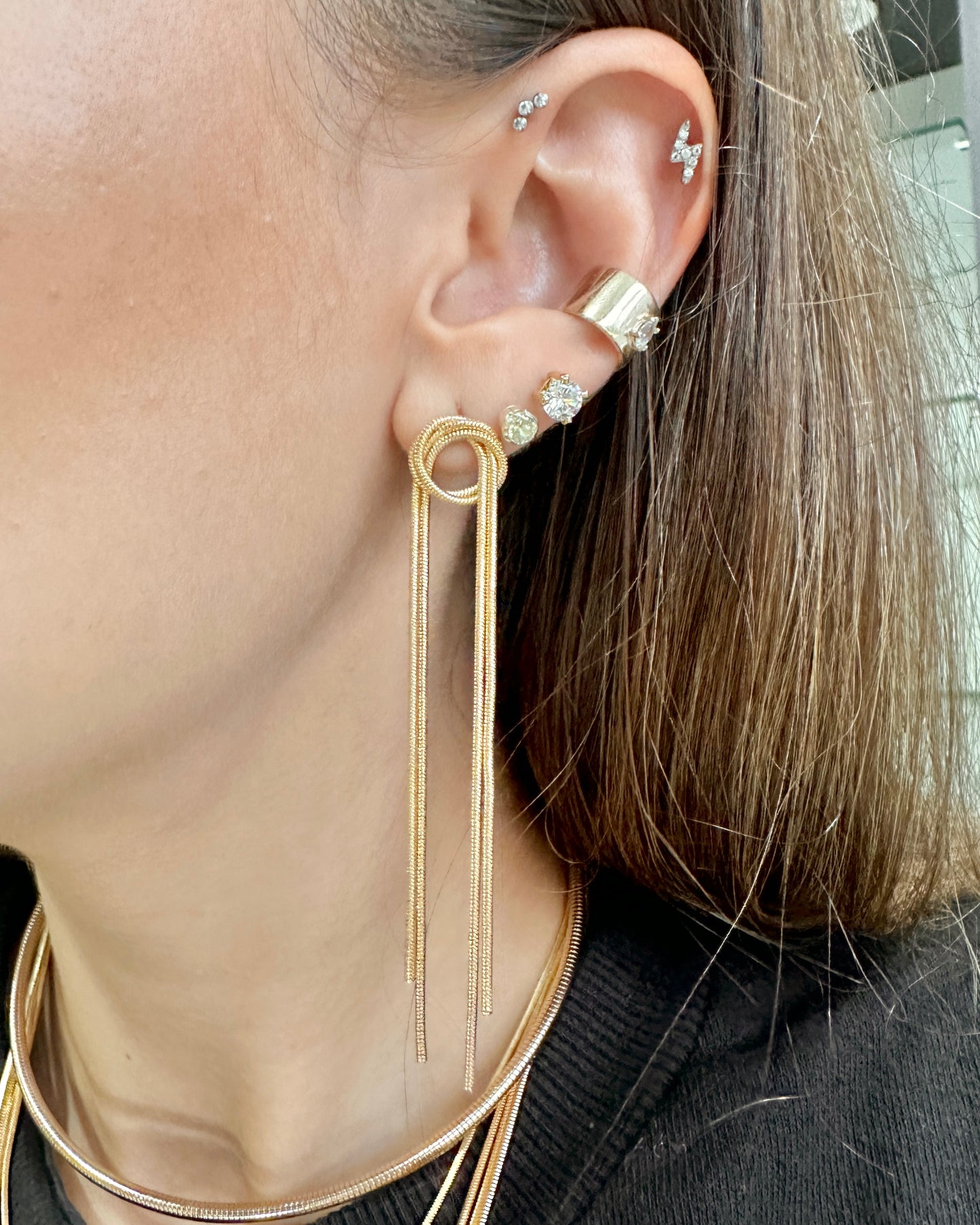 Piercing Fake Zircônia Gota