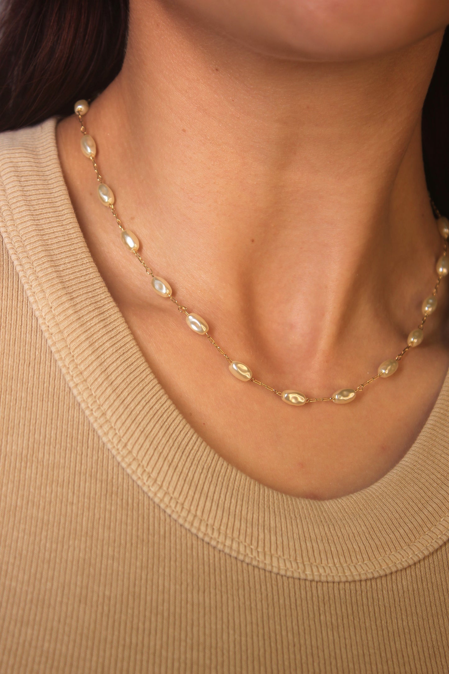Choker Pérolas Orgânicas Penélope
