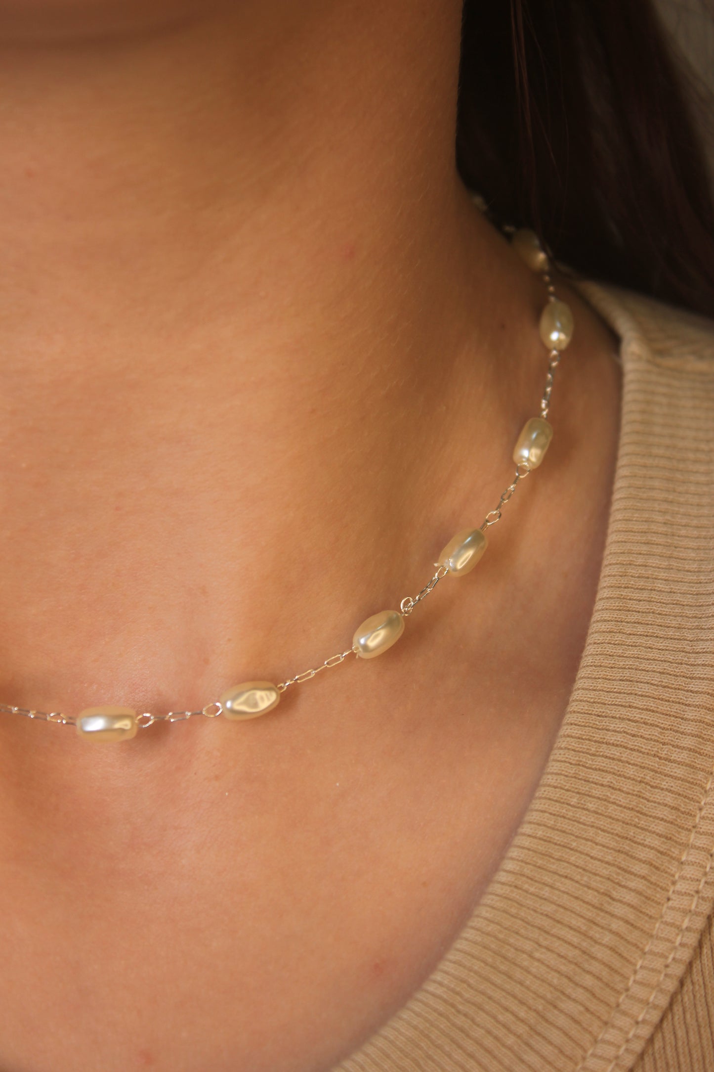 Choker Pérolas Orgânicas Penélope