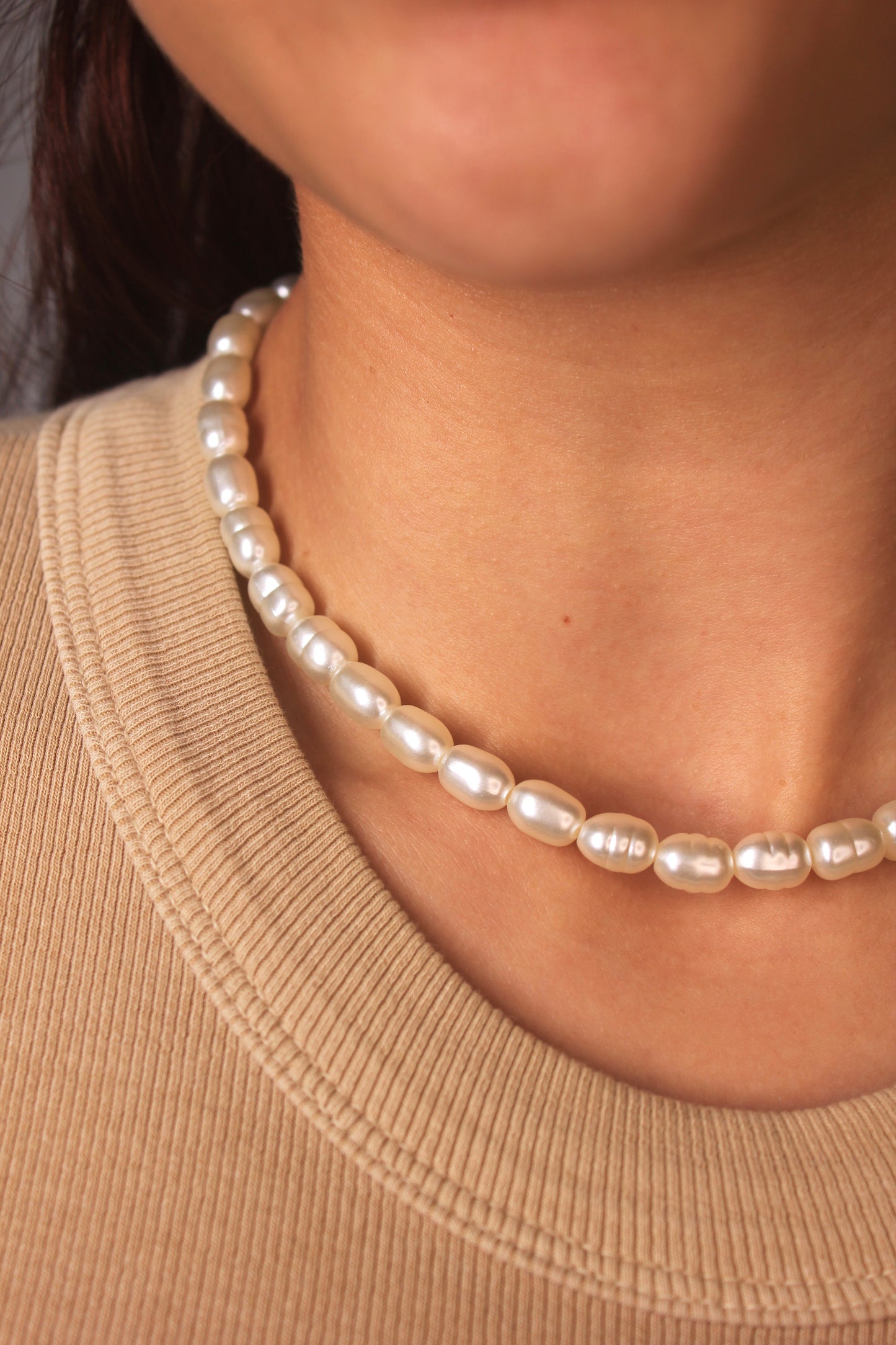 Choker Pérolas Orgânicas