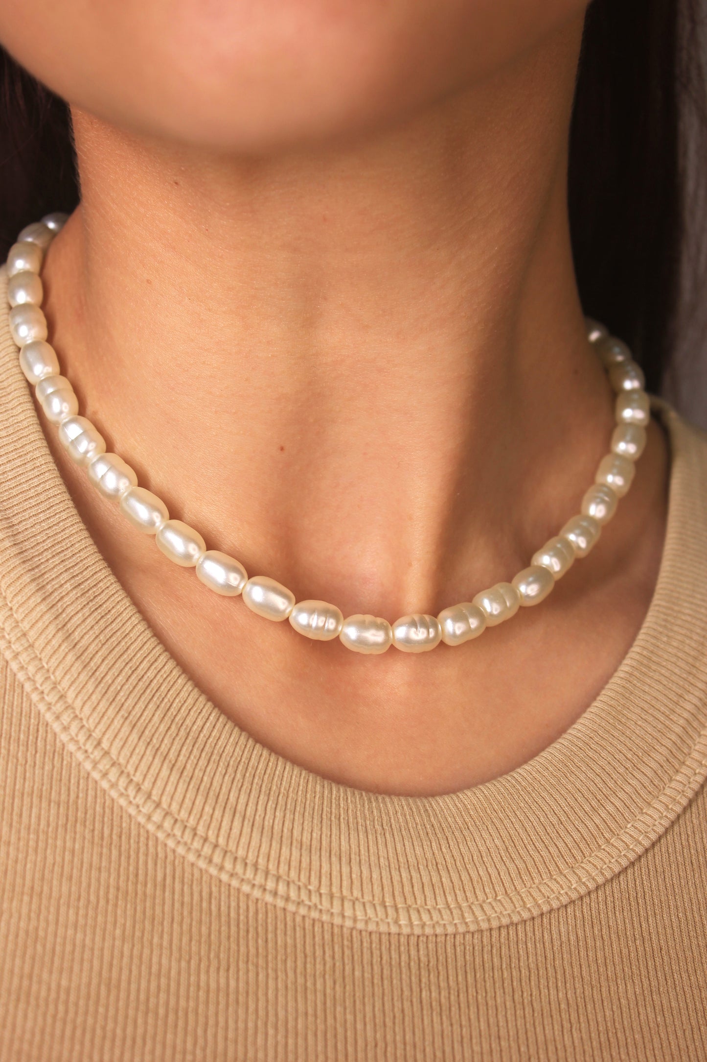 Choker Pérolas Orgânicas