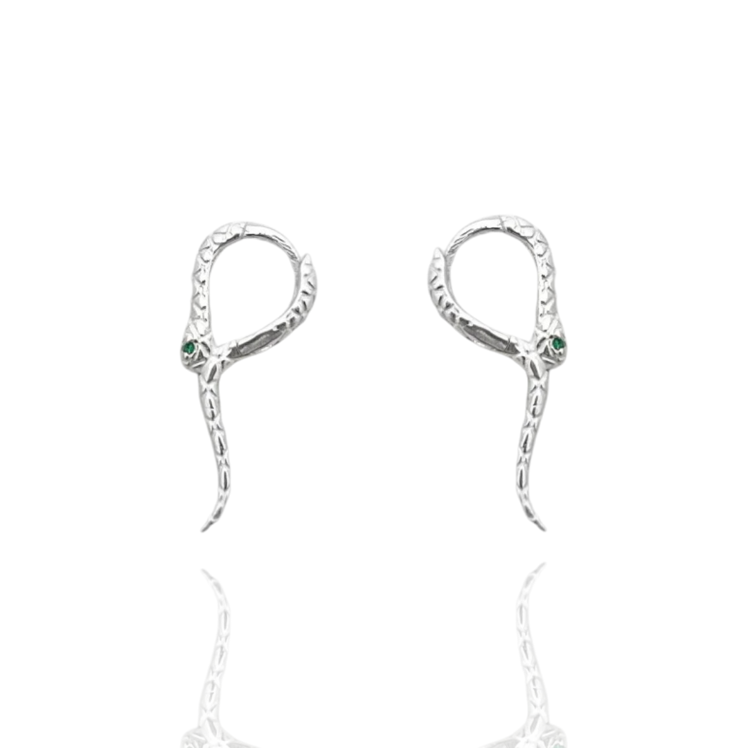 Argola Medusa Click em Prata 925