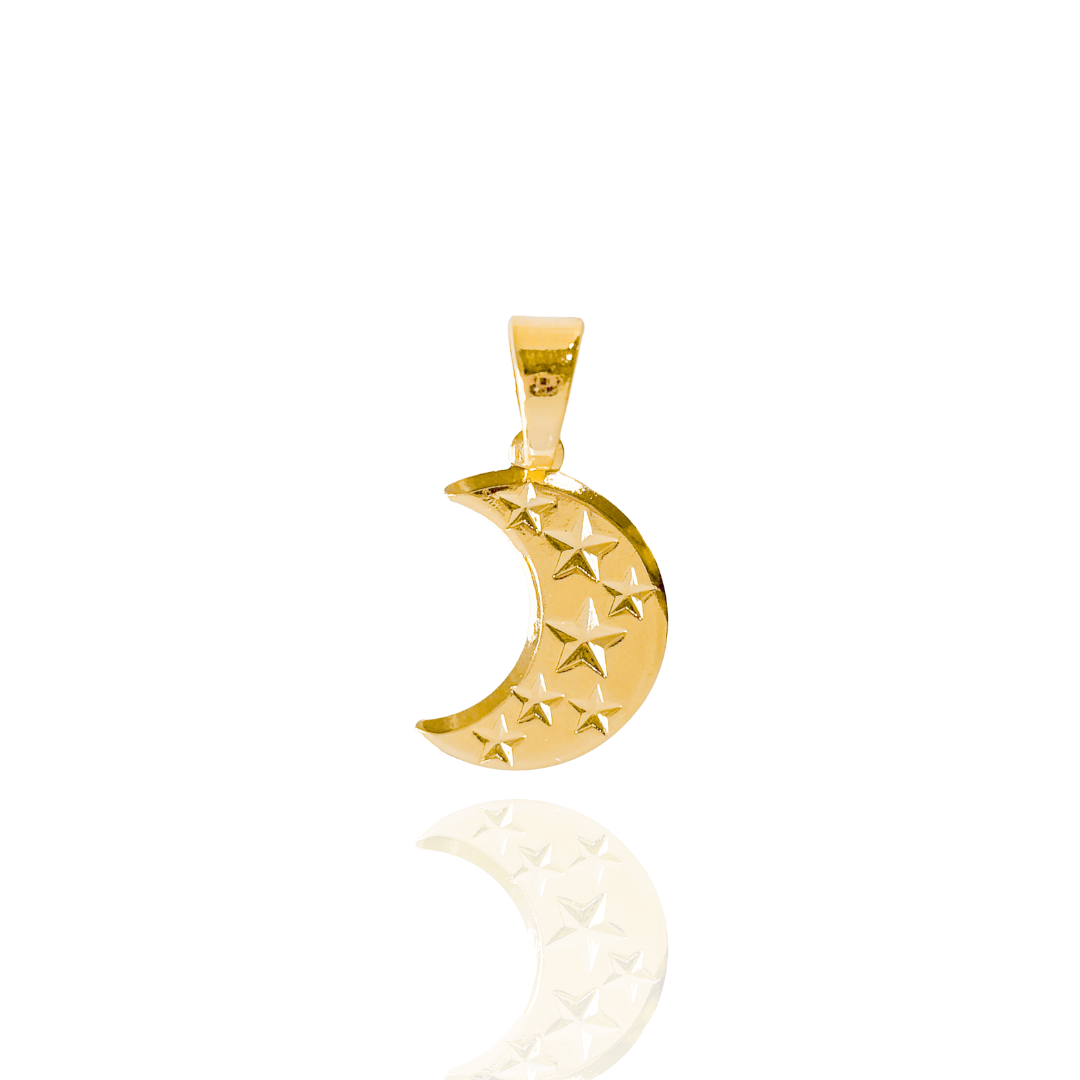 Pingente Lua Estrelada