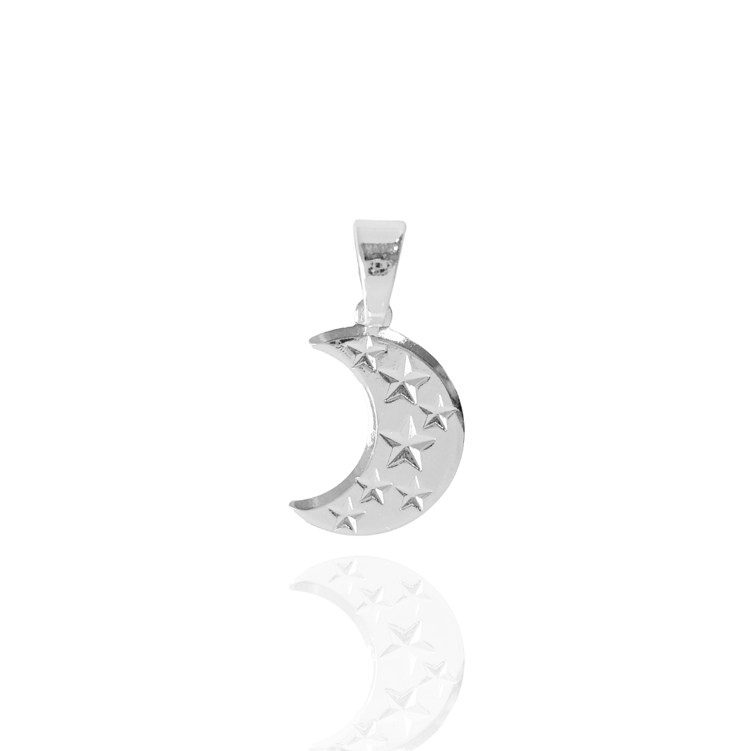 Pingente Lua Estrelada