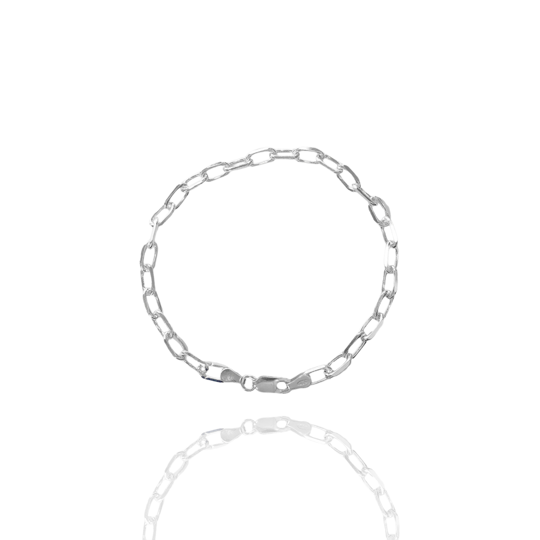 Pulseira de Elos em Prata 925