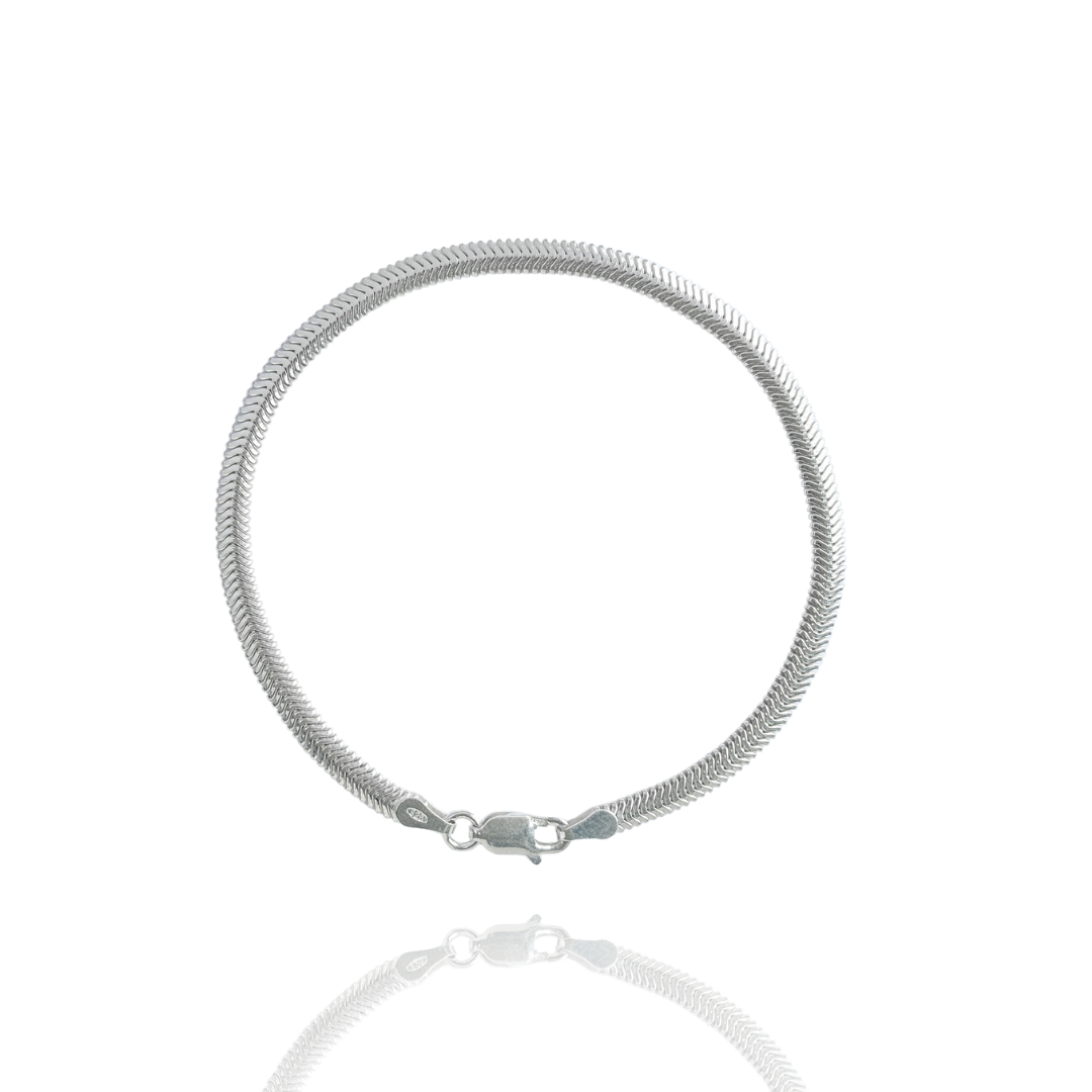 Pulseira Lacraia em Prata 925