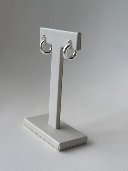 Argola Tubo Lisa Fecho Italiano 1,7cm
