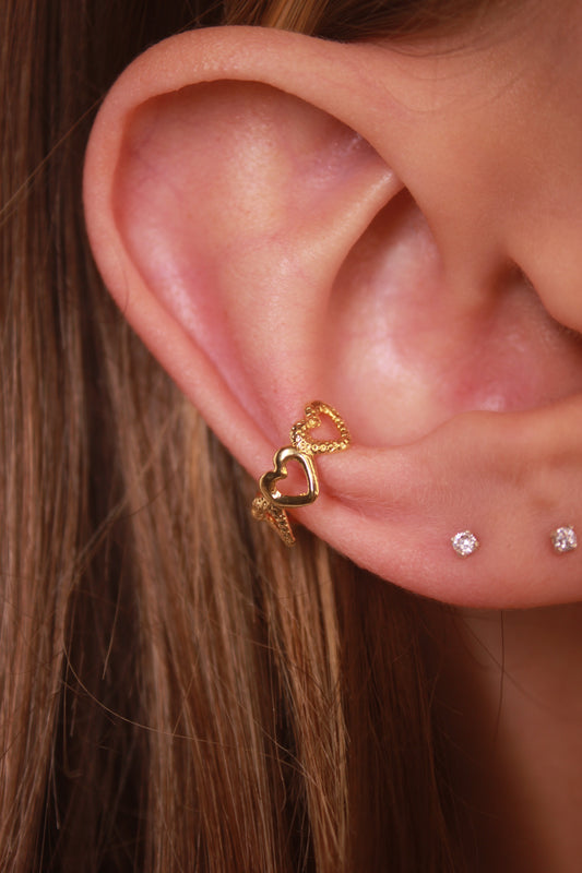 Piercing Fake Corações