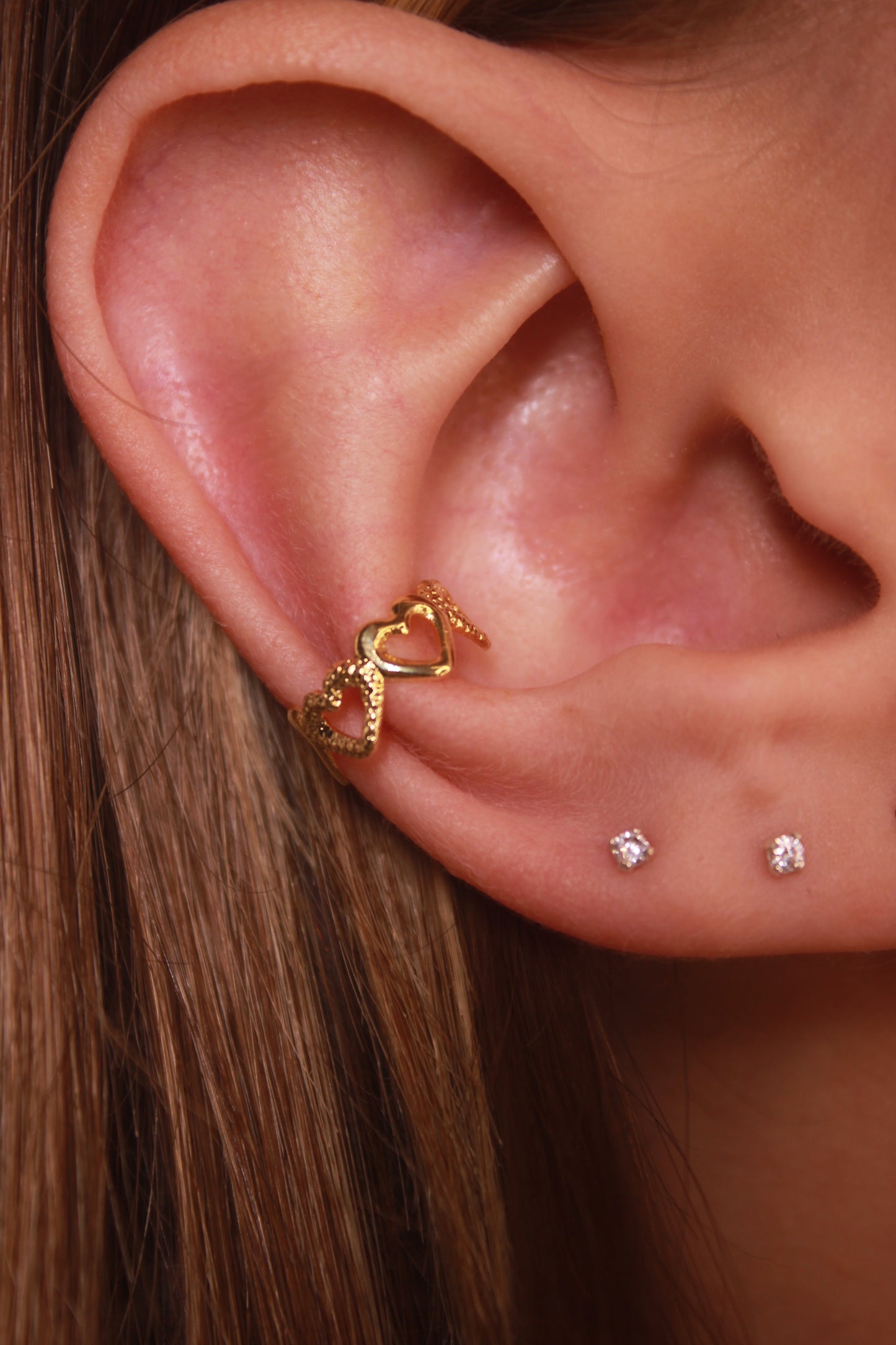 Piercing Fake Corações