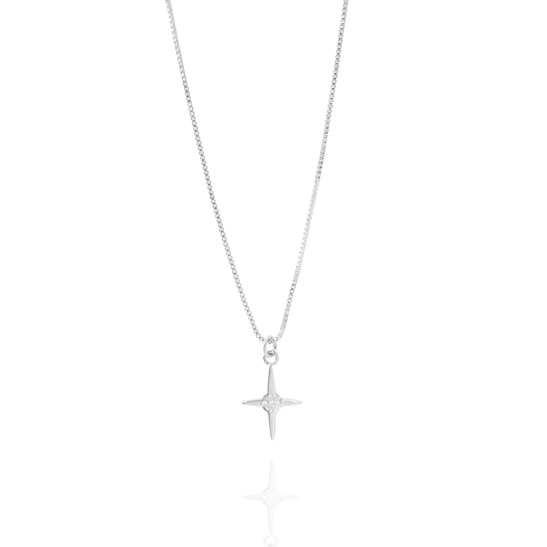 Gargantilha Croix Ponto de Luz