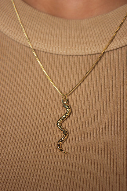 Gargantilha Cobra Texturizada
