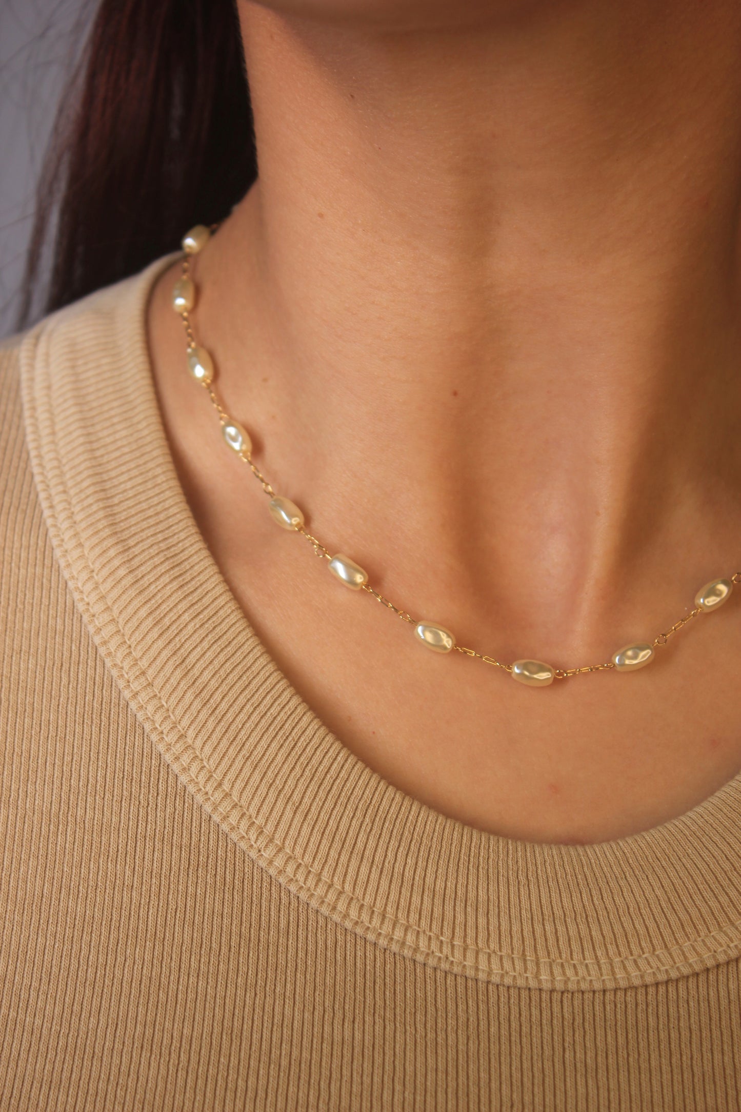 Choker Pérolas Orgânicas Penélope