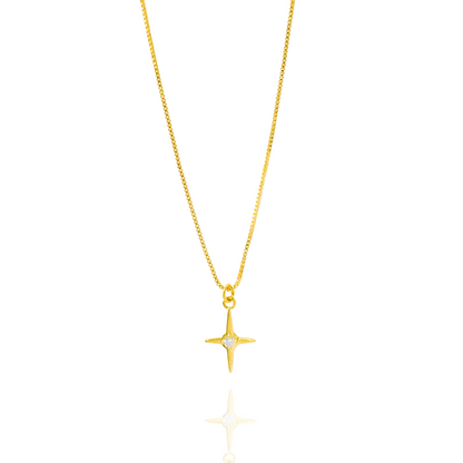 Gargantilha Croix Ponto de Luz